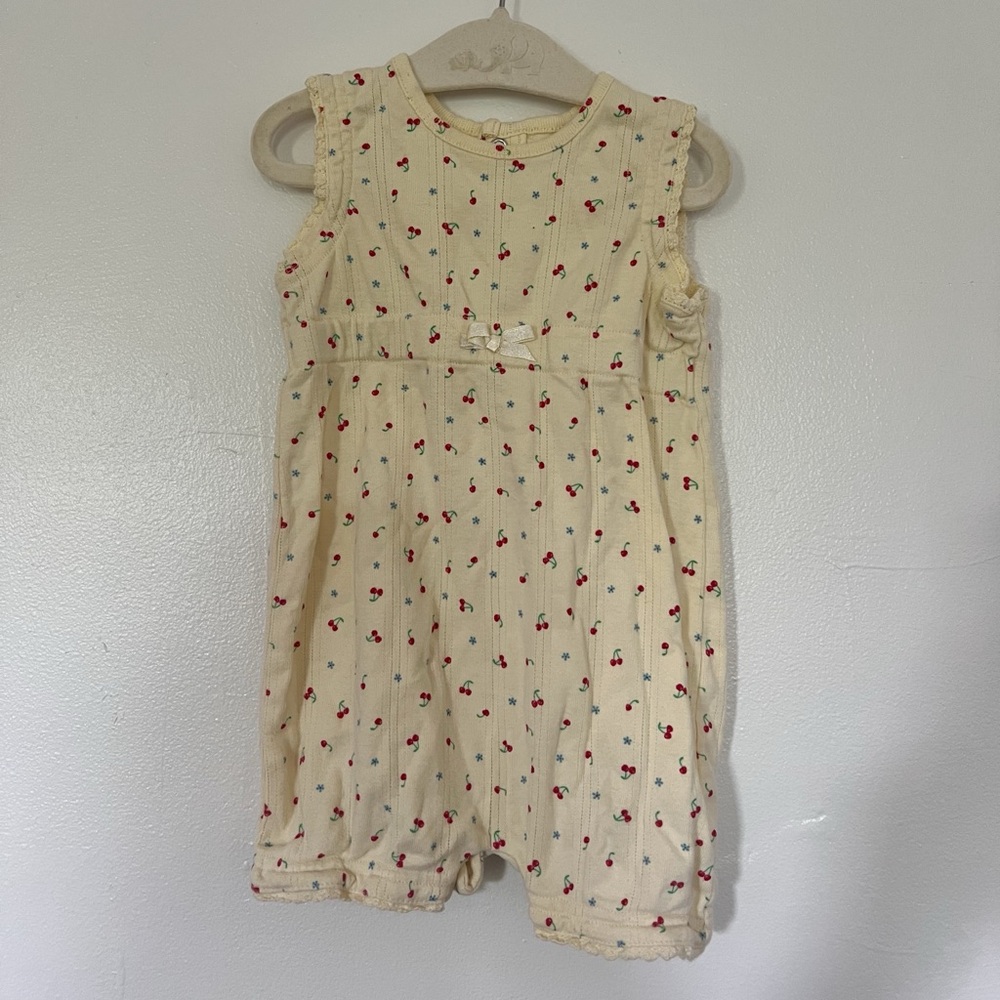 Second Step cherry romper